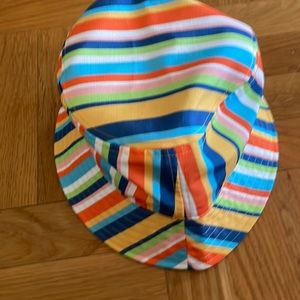 Striped Bucket Hat NWOT